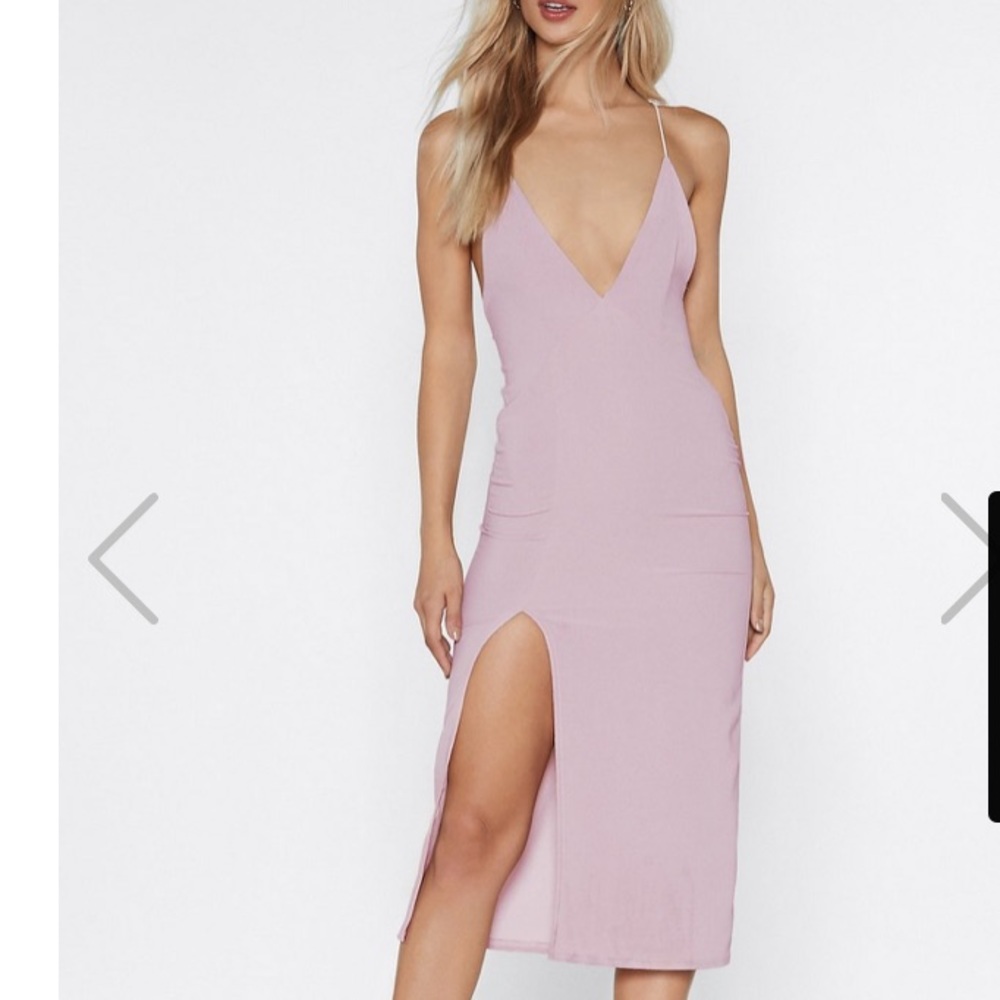Nasty Gal Light Pink Dress Size 8